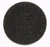 Lote 9 - PORTUGAL, MOEDA DE 40 REIS, ANO 1833 - Moeda da Monarquia Portuguesa, de D. Maria II em bronze de 1833. Dim: 38 mm (diâmetro). Nota: sem classificação atribuída pela Oportunity Leilões, cabe ao licitante atribuir a classificação e a valorização q - 4