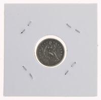 Lote 21 - ESTADOS UNIDOS DA AMÉRICA, MOEDA DE HALF DIME EM PRATA 900, ANO 1856 - Moeda dos Estados Unidos da América de 1856. Peso indicativo: 1.24 g. Dim: 15.5 mm (diâmetro). Nota: sem classificação atribuída pela Oportunity Leilões, cabe ao licitante at