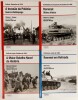 Lote 18 - II GUERRA MUNDIAL: ROMMEL: PRIMEIRO MOVIMENTO, TOBRUK, 1941; ROMMEL EM RETIRADA, EL ALAMEIN, JULHO DE 1942; ROMMEL: ÚLTIMA VITÓRIA, 1942; PONTO MORTO EM ITÁLIA, ANZIO, JANEIRO DE 1944; BAGRATION: O FIM DO GRUPO DE EXÉRCITOS DO CENTRO, BIELORRÚSS - 3