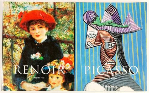 Lote 86 - PABLO PICASSO, 1881-1973. EL GENIO DEL SIGLO; PIERRE-AUGUSTE RENOIR, 1841-1919. UM SONHO DE HARMONIA. 2 OBRAS - Ingo F. Walther, Colónia, Taschen, 1999; Peter H. Feist, Colónia, Taschen, 2003. 2 obras. Encadernações editoriais em brochura. De de