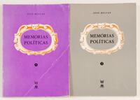 Lote 104 - MEMÓRIAS POLÍTICAS. 2 VOLS - José Relvas; prefácio de João Medina; apresentação e notas de Carlos Ferrão, Lisboa, Terra Livre, 1977. Obra completa, difícil de reunir, de um dos "veros fundadores da República". Encadernação editorial em brochura