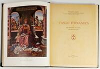 Lote 122 - VASCO FERNANDES E E OS PINTORES DE VISEU DO SÉCULO XVI - Luís Reis Santos, Edição do autor, Lisboa, 1946. Raríssimo. Copioso aparato artístico em extra-texto. Estudo de referência. Meia-encadernação em tela com pastas cartonadas com ex-libris d