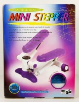 Lote 6 - MINI-STEPPER - com computador funcional de cinco modalidades: scan/relógio/calorias/contagem & passadas/temporizador. Novo e nunca usado, na embalagem original, com manual de instruções. Dimensões da caixa: 46,5x35,5x22 cm