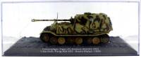 Lote 11 - Tanque de combate em miniatura modelo Panzerjager Tiger do ano 1984 em caixa fechada. Nota: Sinais de uso, sem fotografia e descrição, caixa estalada.