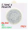 Lote 31 - SÃO TOMÉ E PRÍNCIPE, MOEDA DE 10 ESCUDOS EM PRATA 720, ANO 1951 - Moeda da República Portuguesa de São Tomé e Príncipe de 1951. Peso indicativo: 12,5 g. Dim: 30 mm (diâmetro). Nota: sem classificação atribuída pela Oportunity Leilões, cabe ao li - 3