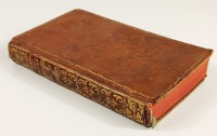 Lote 13 - SERMONS PRÊCHÉS DEVANT LE ROI, PENDANT LE CARÊME DE 1764. TOME SECOND - M. l'abbé Torné, Paris, chez Saillant, Libraire, 1765. Luxuosa encadernação inteira em pele com ferros, gravações e título sobre rótulo na lombada e na cercadura das pastas.