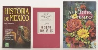 Lote 3 - GRANDE CONJUNTO DE LIVROS DIVERSOS - Conjunto de cerca de 760 livros, colecções, revistas e fascículos de diversas temáticas, editoras, autores e idiomas, como "The Pageant of World History" de Gerald Leinwand, "Historia de Mexico" de Iñigo Ferná