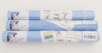 Lote 121 - PAPEL AUTOCOLANTE DECORATIVO - Conjunto de 3 rolos de papel autocolante para portas, com imagem de "paisagem mediterrânica". Dim: 200x77 cm. Nota: sem uso, rolos selados