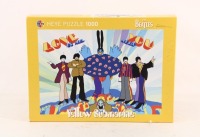 Lote 174 - PUZZLE, THE BEATLES - Puzzle com 1000 peças. Dim: 68x48 cm. Nota: em caixa original. Pode apresentar eventuais faltas