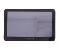 Lote 281 - FOSTON, GPS NAVIGATION - Modelo FS-3D717DC, écran de 7,5", 4 GB, entre outras funcionalidades, com suporte, ligação usb e carregador de isqueiro do carro. Dim: 11x18 cm. Nota: sinais de uso, em caixa de origem