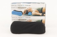 Lote 9 - PREMIUM STRETCH GEL CUSHION - Par de almofadas elásticas em trama de gel, com cobertura preta. Dim: 26 cm. Nota: sem uso, em caixas de origem