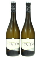 Lote 41 - TAZEM ENCRUZADO 2021 - 2 garrafas de Vinho Branco, DOC Dão 2021 monocasta encruzado, considerada a casta branca rainha do Dão, Adega Cooperativa de Vila Nova de Tazem, (750ml – 13,5%vol.)