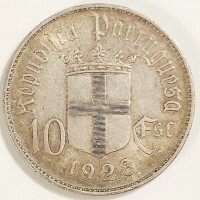 Lote 95 - MOEDA DE PRATA BATALHA DE OURIQUE 1928 - comemoração da batalha de Ourique - 1139, KM #579, com o teor de 835 milésimas, 30 mm de diâmetro e 12,59 g de peso