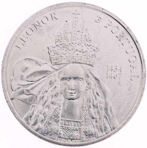 Lote 30 - PORTUGAL, MOEDA DE 5 EUROS EM CUPRONÍQUEL, ANO 2014 - Moeda da República Portuguesa comemorativa dedicada à Rainha D. Leonor de Portugal. Dim: 30 mm (diâmetro). Moeda idêntica à venda por € 15. Nota: sem classificação atribuída pela Oportunity L