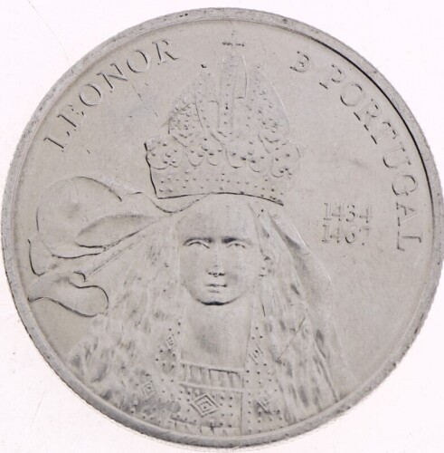 Lote 80 - PORTUGAL, MOEDA DE 5 EUROS EM CUPRONÍQUEL, ANO 2014 - Moeda da República Portuguesa comemorativa dedicada à Rainha D. Leonor de Portugal. Dim: 30 mm (diâmetro). Moeda idêntica à venda por € 15. Nota: sem classificação atribuída pela Oportunity L