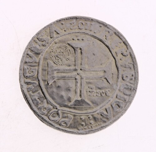 Lote 83 - PORTUGAL, MOEDA DE 7.5 EUROS EM CUPRONÍQUEL, ANO 2011 - Moeda da República Portuguesa, Tesouros Numismáticos - Português de D. Manuel I. Dim: 33 mm (diâmetro). Nota: sem classificação atribuída pela Oportunity Leilões, cabe ao licitante atribuir