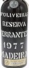 Lote 3 - MADEIRA D'OLIVEIRAS 1977 - Garrafa de Vinho da Madeira, Reserva Terrantez 1977, Meio Seco, Pereira D'Oliveira, Funchal, (750ml - 20%vol.). Nota: garrafa idêntica à venda por € 387.95. Em caixa de cartão original. Consultar valor indicativo em ht - 4