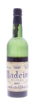 Lote 44 - MADEIRA VISCONDE DO RIBEIRO REAL 1877 - Garrafa de Vinho Velho da Madeira, Malvasia, 1877, Visconde do Ribeiro Real, (750ml). Nota: apresenta muito acentuada perda