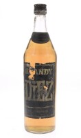 Lote 68 - BRANDY DIEZ - Garrafa de brandy Português, Envelhecido em Casco, Diez Hermanos, Vila Nova de Gaia, (1000ml - 40%vol.). Nota: rótulo danificado