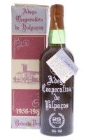 Lote 78 - ADEGA COOPERATIVA DE VALPAÇOS 1981 - Garrafa de Vinho Tinto comemorativa dos 25 Anos da Adega Cooperativa 1956-1981, Adega Cooperativa de Valpaços, (750ml). Nota: em caixa de cartão original