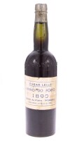 Lote 127 - PORTO EDGAR LELLO 1890 - Garrafa de Vinho do Porto, 1890, engarrafado em Março de 1938, Quinta da Pedra, Medrões, (750ml)