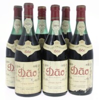 Lote 130 - DÃO FEDERAÇÃO DOS VINICULTORES - 6 garrafas de Vinho Tinto, Dão Região Demarcada, Federação dos Vinicultores do Dão, (750ml)