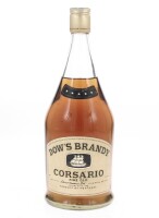 Lote 143 - BRANDY DOW'S CORSÁRIO - Garrafa de Brandy, 5 Estrelas, Corsário, Fine Old, Silva Cosens, Vila Nova de Gaia, (1000ml - 40%vol.)