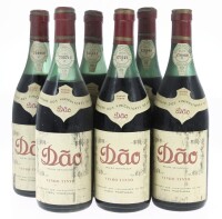 Lote 154 - DÃO FEDERAÇÃO DOS VINICULTORES - 6 garrafas de Vinho Tinto, Dão Região Demarcada, Federação dos Vinicultores do Dão, (750ml)