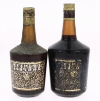 Lote 173 - LICOR TIJUANA - 2 garrafas de Licor de Café, Caves Neto Costa, (750ml e 1000ml aprox. - 28%vol). Nota: uma garrafa com o rótulo danificado