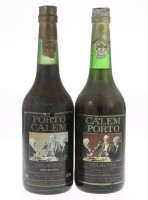 Lote 183 - PORTO CALEM VELHOTES - 2 garrafas de Vinho do Porto ,Tawny, Meio Seco, A.A. Calem & Filho, (750ml)