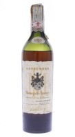 Lote 194 - KRESSMANN 1953 - Garrafa de Vinho Tinto Francês, Monopole Rouge, Grand Vin de Bordeaux 1953, ED. Kressman & Cº, Bordeaux, França, ((750ml). Nota: apresenta alguma perda