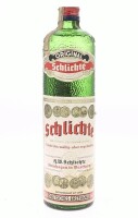 Lote 235 - ORIGINAL SCHLICHTE - Garrafa de Original Schlichte, H.W.S. Schlichte, Steinhäger, Alemanha, (700ml - 38%vol.). Nota: é um destilado de Trigo e fruto de zimbro, muito comum no Leste Europeu, principalmente na Alemanha