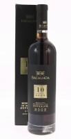 Lote 312 - MOSCATEL BACALHÔA 10 ANOS 2003 - Garrafa de Vinho Moscatel de Setúbal D.O., Superior, 2003, Bacalhôa Vinhos, Azeitão, (750ml - 19%vol.). Nota: em caixa de cartão original