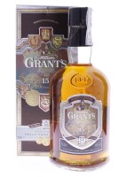 Lote 444 - WHISKY GRANT'S 15 ANOS - Garrafa de Whisky, Heritage Reserve, Aged 15 Years, Finest Scotch Whisky, William Grant & Sons, Escócia, (700ml - 40%vol.). Nota: garrafa dos anos 1980s. Em caixa de cartão original