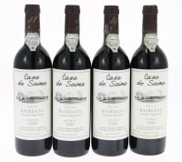 Lote 504 - CASA DE SAIMA RESERVA 1989 - 4 garrafas de Vinho Tinto, Bairrada DOC, Reserva 1989, Rosa Rodrigues de Almeida, Sangalhos, Anadia, (750ml - 12,5%vol.)