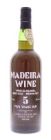 Lote 506 - MADEIRA J. FARIA 5 ANOS - Garrafa de Vinho da Madeira, Meio Seco, 5 Years Old, engarrafado em 1998, J. Faria & Filhos, (750ml - 18%vol.)