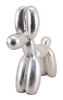 Lote 1 - BALLON DOG, ESCULTURA EM RESINA - Escultura em resina e pó de pedra "Silver Leaf" segundo original de Juliani MO. Dim: 36x40x10 cm. Nota: edição da Juliarte. Numerada 10/200 em caixa original com certificado - 4