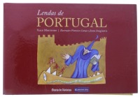 Lote 83 - LENDAS DE PORTUGAL, LIVRO - Por Viale Moutinho com ilustrações de Francisco Lança e Joana Imaginário. Diário de Notícias. Encadernação em arquivador de argolas cartonado. Dim: 21x31,5 cm