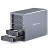 Lote 97 - Yottamaster 5 Gabinetes de HDD externo tipo C de 10 Gbps, Suporte 5 x 16 TB, USB C Daisy Chaining com 2 outros dispositivos USB para uma capacidade de até 240 TB. - 3