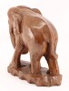 Lote 159 - ELEFANTE EM MADEIRA - Escultura em madeira representando figura de elefante. Dim: 24x23x11 cm - 4