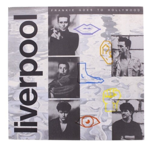 Lote 4 - FRANKIE GOES TO HOLLYWOOD - "LIVERPOOL" - Disco de vinil, LP de 33 rpm, de 1986, editora Island, capa em bom estado e disco ligeiramente dobrado (provalvelmente apanhou calor) Inclui encarte de origem. Editado na Alemanha