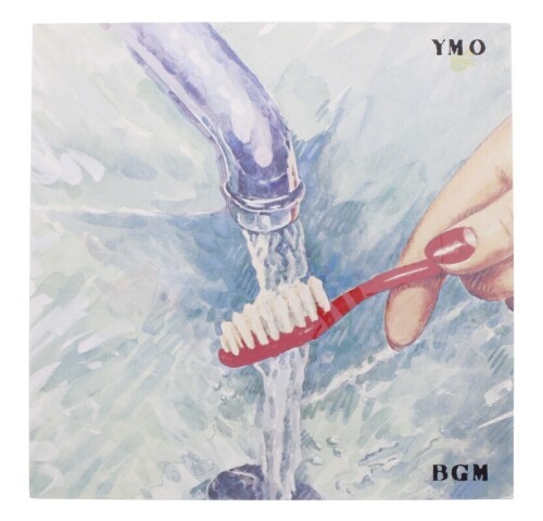 Lote 28 - BGM - "YMO " - Disco de vinil, LP de 33 rpm, de 1981, editora Pick Up, capa em bom estado com alguns sinais de armazenamento e disco sem sinais de uso. Editado na Alemanha