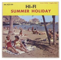 Lote 73 - NATIONAL ORCHESTRA & SOLOIST- " SUMMER HOLIDAY" - Disco de vinil, LP de 33 rpm, de 1957, editora Halo, capa e disco com sinais de armazenamento.