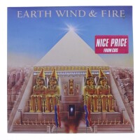 Lote 98 - EARTH, WIND & FIRE- "ALL N ALL - Disco de vinil, LP de 33 rpm, de 1977, editora CBS, capa em bom estado, com sinais de armazenamanto e disco sem sinais de uso. Inclui encarte original. Editado na Holanda