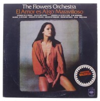 Lote 115 - THE FLOWERS ORHESTRA - "EL AMOR ES ALGO MARAVILLOSO" - Disco de vinil, LP de 33 rpm, de 1976, editora CBSl, capa e disco com sinais de armazenamento.