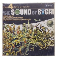 Lote 146 - RAY MARTIN AND HIS ORCHESTRA - "THE SOUND OF SIGHT" - Disco de vinil, LP de 33 rpm, de 1963, editora Decca, capa e disco com sinais de armazenamento.