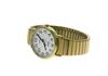 Lote 97 - Relogio em aço dourado e bracelete esticável marca TIMEX INDIGLO WR 30M quartz como novo . - 2