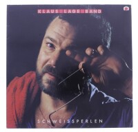 Lote 214 - KLAUS LAGE BANDS - "SCHWEISSPERLEN" - Disco de vinil, LP de 33 rpm, de 1984, editora Eletrola, capa em bom estado, disco sem sinais de uso. Inclui encarte original. Editado na Alemanha