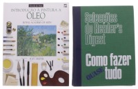 Lote 149 - LIVROS - Conjunto de 2 livros de capa dura, com os seguintes títulos "Como fazer quase tudoo", de Selecções do Reader´s Digeste e "Introdução à pintura a óleo ", com a colaboração da Royal Academy of arts e edição Escola de Arte. Nota: com sina