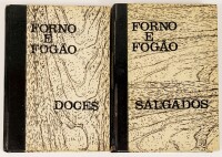 Lote 55 - DOIS LIVROS MANUSCRITOS DE CULINÁRIA - O primeiro com receitas de doces, biscoitos, bolachas e sobremesas e o segundo de molhos, sopas, peixes e carnes, ambos com mais de cem páginas numeradas